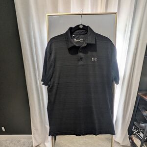 Under Armour Men's Black Polo Shirt